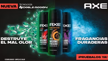 Nueva tecnologia del relanzamiento de los Body Sparays de Axe