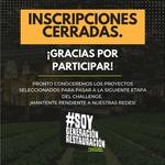 Cierre de inscripciones domingo 10 de abril