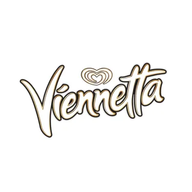 En un fondo blanco se aprecia el Logdo de Viennetta con el corazón de Holanda en la parte superior.