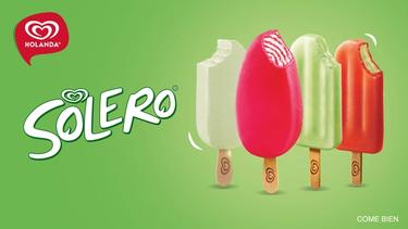 En un fondo blanco se observa el logo de solero.