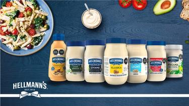 Portafolio completo de Hellmann´s, acompañado de un platillo complementario.