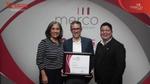 Juan Pablo Galindo, Laura Bonilla y Juan Nieto en Merco Empresas